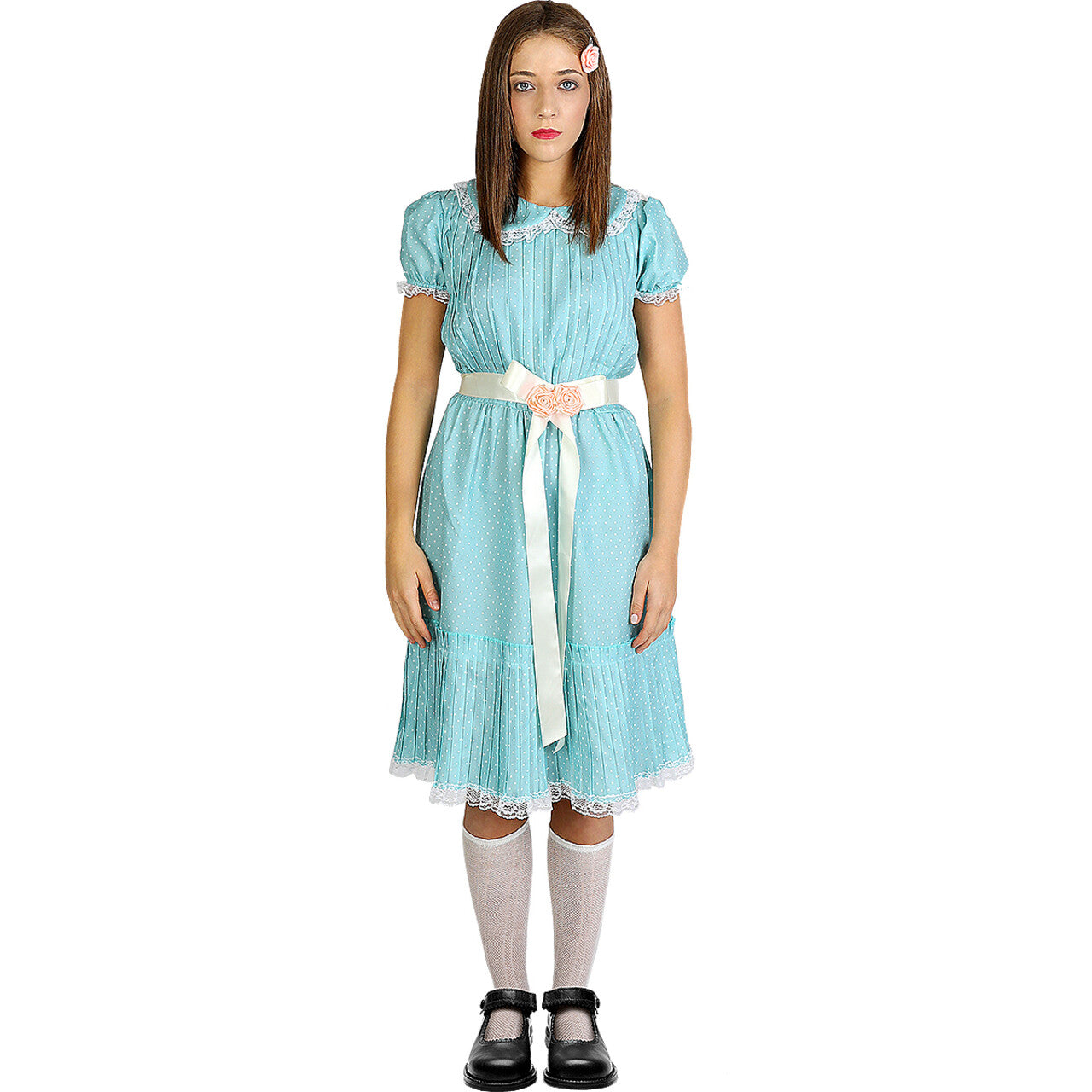 Op deze afbeelding zie je een Kostuums, van het merk Funidelia. Daisy Blue Kom Je Spelen Vrouw Kostuum