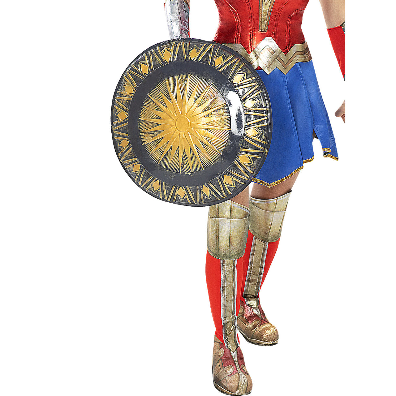 Op deze afbeelding zie je een Accessoires, van het merk Funidelia. Superheldin Wonder Woman Schild