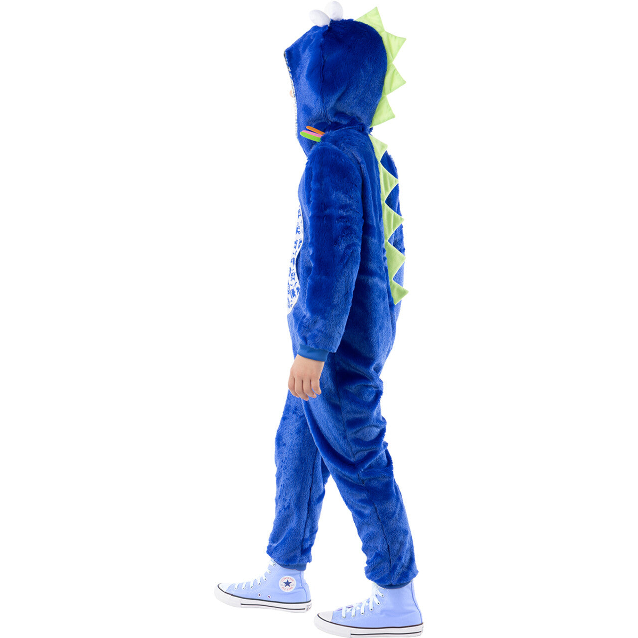 Op deze afbeelding zie je een Kostuums, van het merk Funidelia. Blauw Gezellig Monster Kind Kostuum