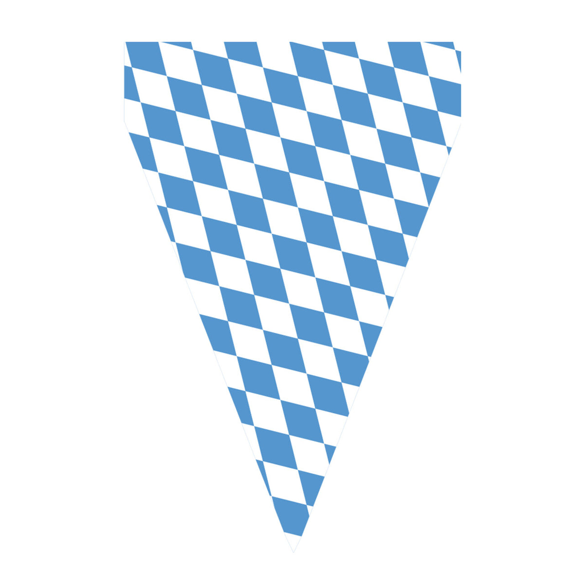 Op deze afbeelding zie je een Decoratie, van het merk Funidelia. Vlaggenlijn Blauw Wit Oktoberfest 3 Meter