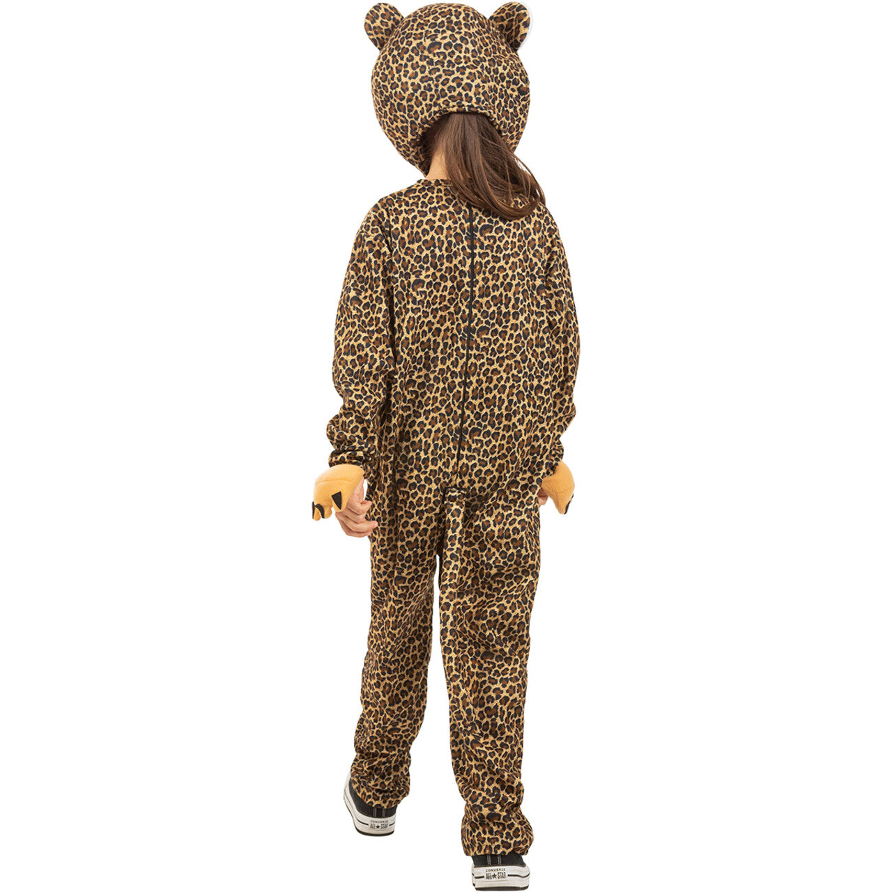 Op deze afbeelding zie je een Kostuums, van het merk Funidelia. Gevaarlijke Luipaard Onesie Kind Kostuum