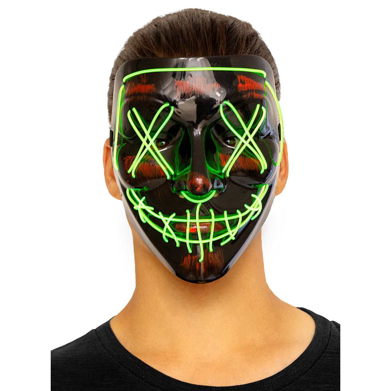 Op deze afbeelding zie je een Accessoires, van het merk Funidelia. Led Masker Purge