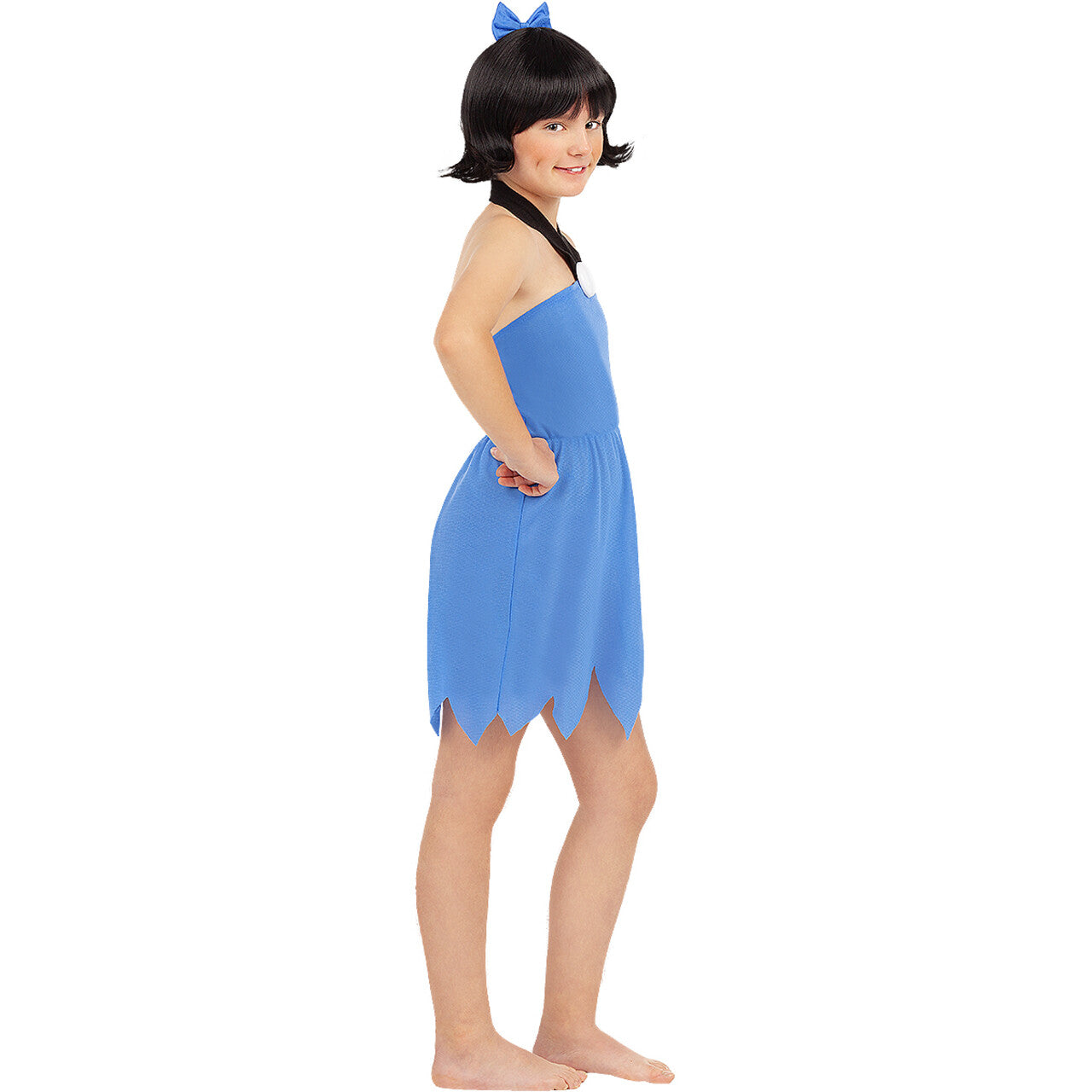 Op deze afbeelding zie je een Kostuums, van het merk Funidelia. Betty Rubble The Flintstones™ Meisje Kostuum