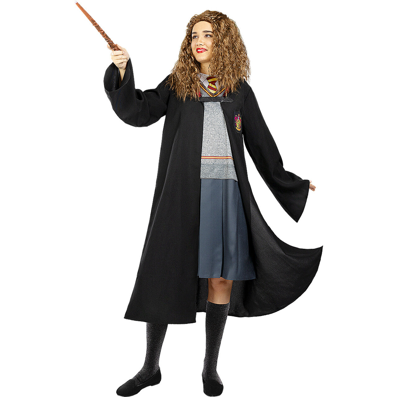 Op deze afbeelding zie je een Accessoires, van het merk Funidelia. Hermione Harry Potter Wafel Pruik