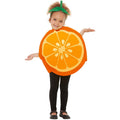 Saftige Orangen-Scheibe Kostüm für Kinder für Kinder