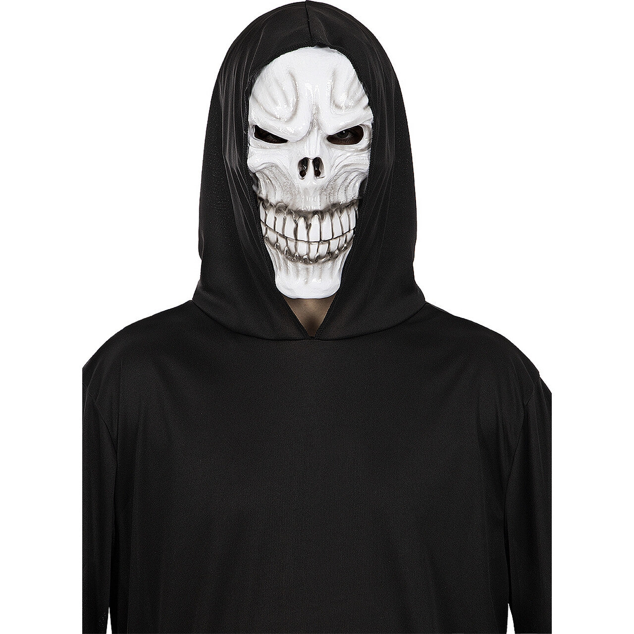 Op deze afbeelding zie je een Kostuums, van het merk Funidelia. Zielenverzamelaar Grim Reaper Man Kostuum