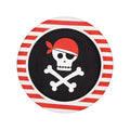 8 Piraten Pappteller 23 Cm - Pirates Party