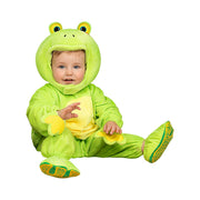Op deze afbeelding zie je een Kostuums, van het merk Funidelia. Froggie Kikker Baby Kind Kostuum
