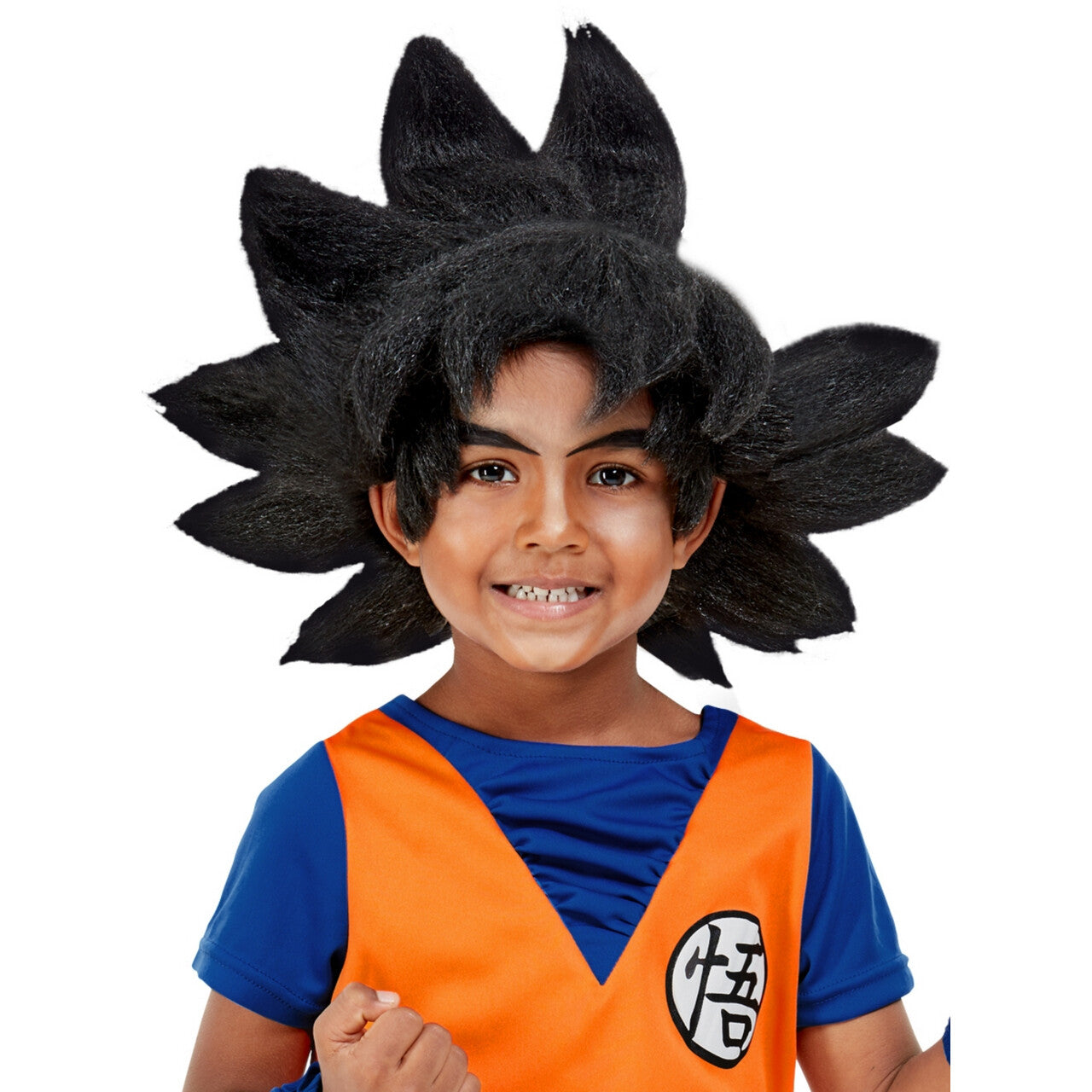 Op deze afbeelding zie je een Accessoires, van het merk Funidelia. Goku Dragon Ball Pruik Kind
