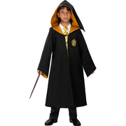 Op deze afbeelding zie je een Kostuums, van het merk Funidelia. Harry Potter Hufflepuff Gewaad Diamond Edition Kind Kind Kostuum