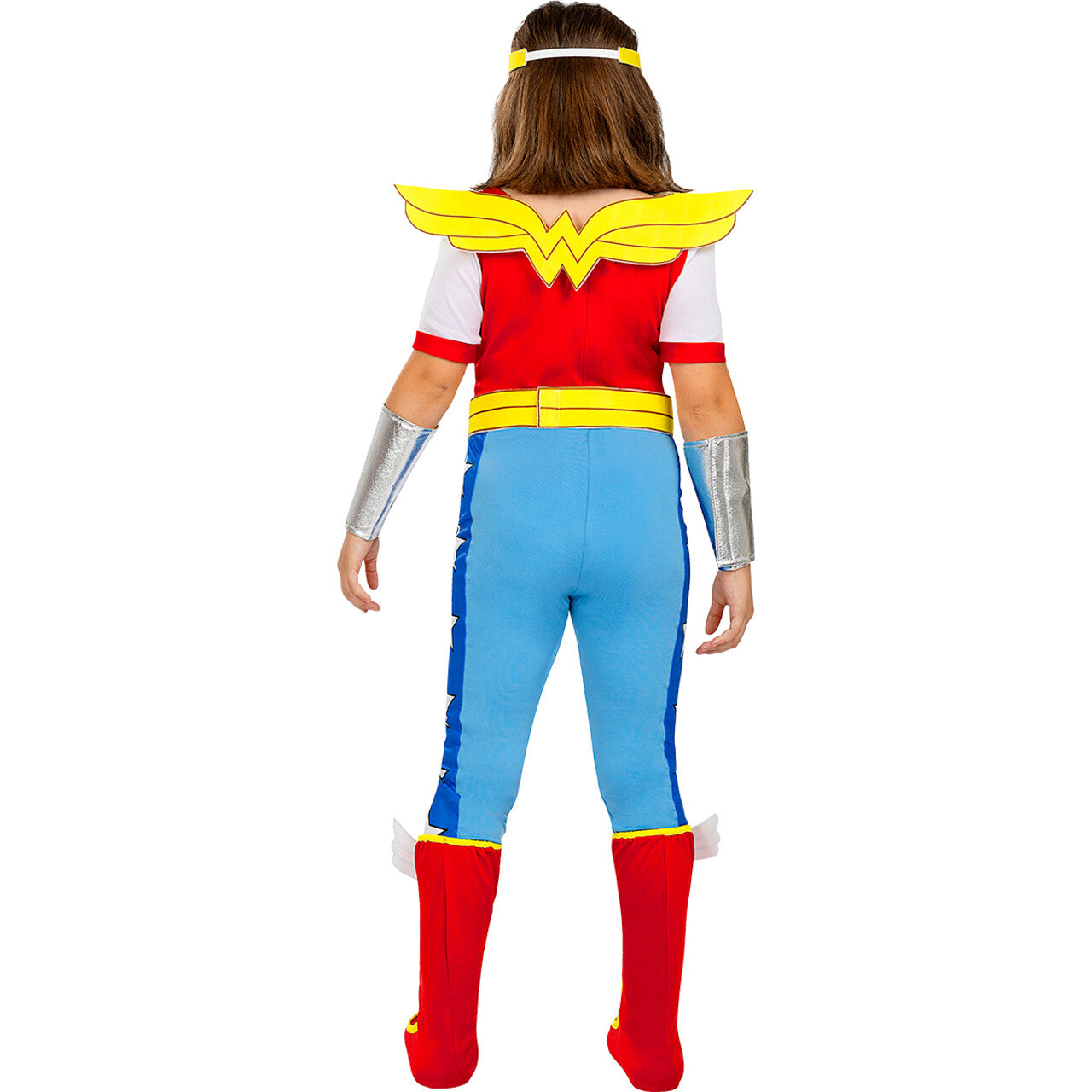 Op deze afbeelding zie je een Kostuums, van het merk Funidelia. Klassieke Wonder Woman Dc Super Heldin Meisje Kostuum