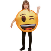 Op deze afbeelding zie je een Kostuums, van het merk Funidelia. Knipoog Emoji Kind Kostuum