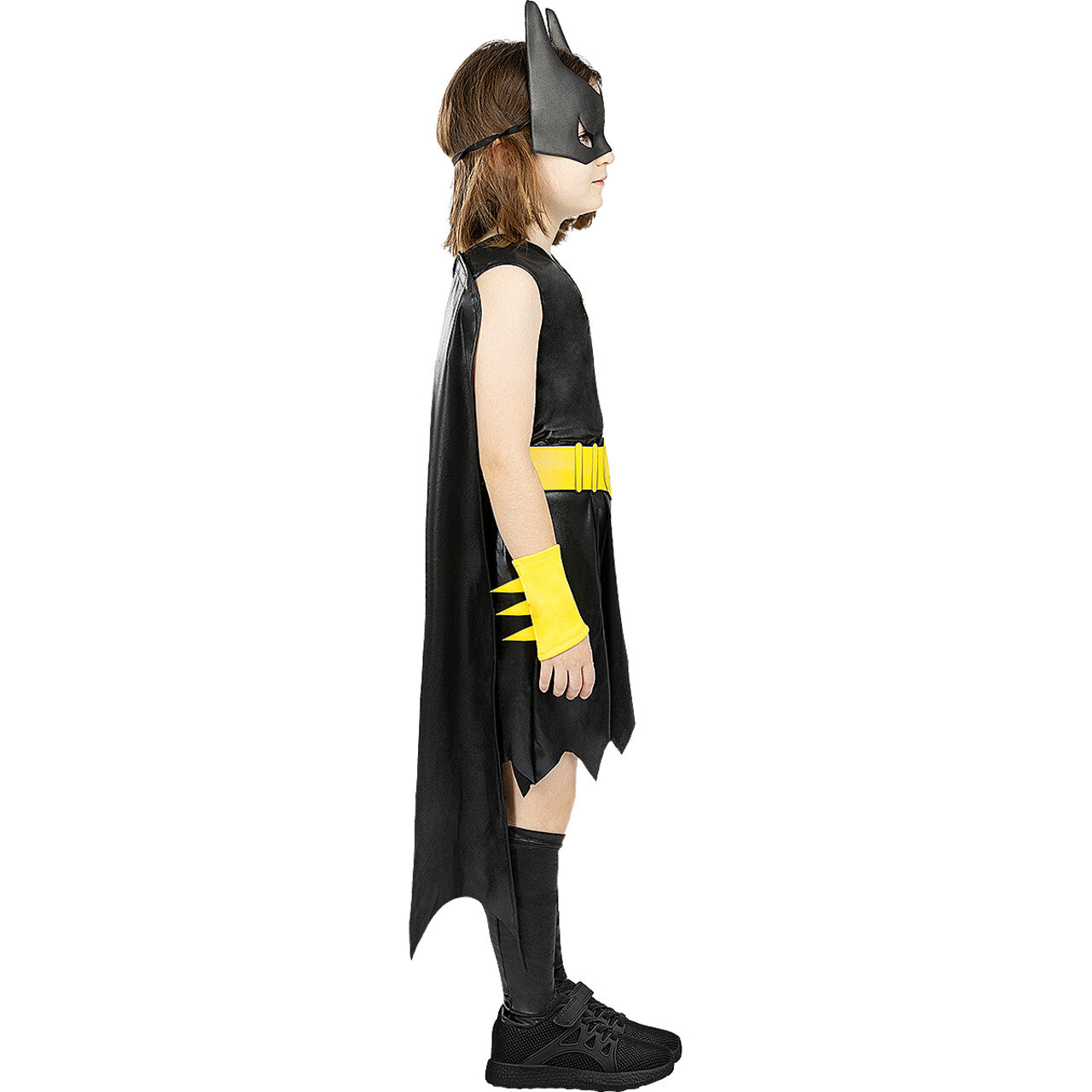 Op deze afbeelding zie je een Kostuums, van het merk Funidelia. Coole Batgirl Kind Meisje Kostuum