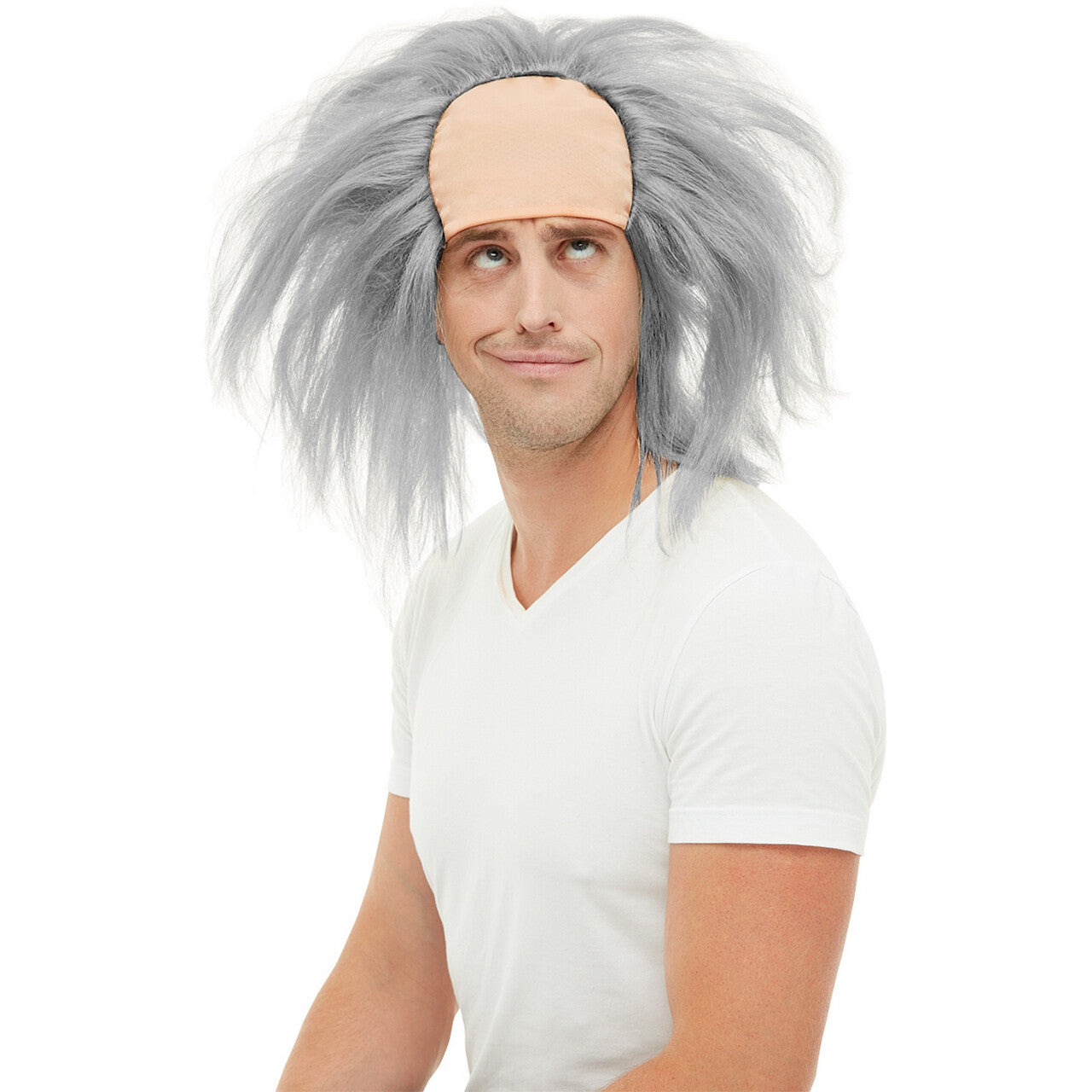 Op deze afbeelding zie je een Accessoires, van het merk Funidelia. Slimme Professor Mr Einstein Pruik