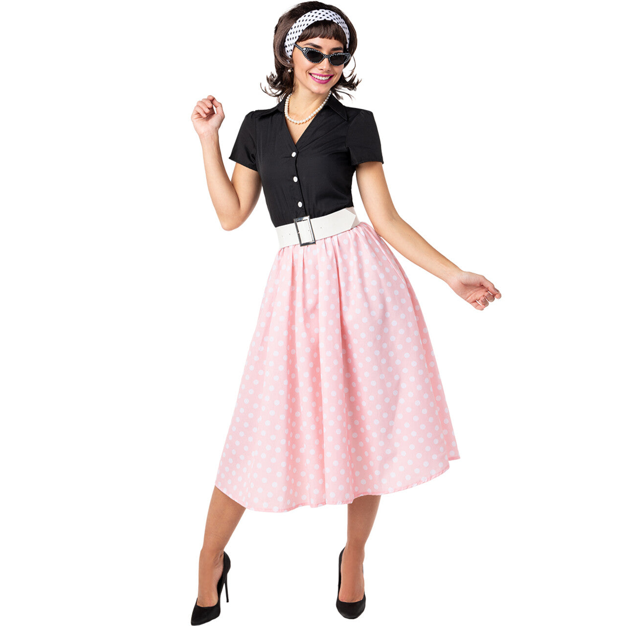 Op deze afbeelding zie je een Accessoires, van het merk Funidelia. Zo Jaren 50 Accessoire Set