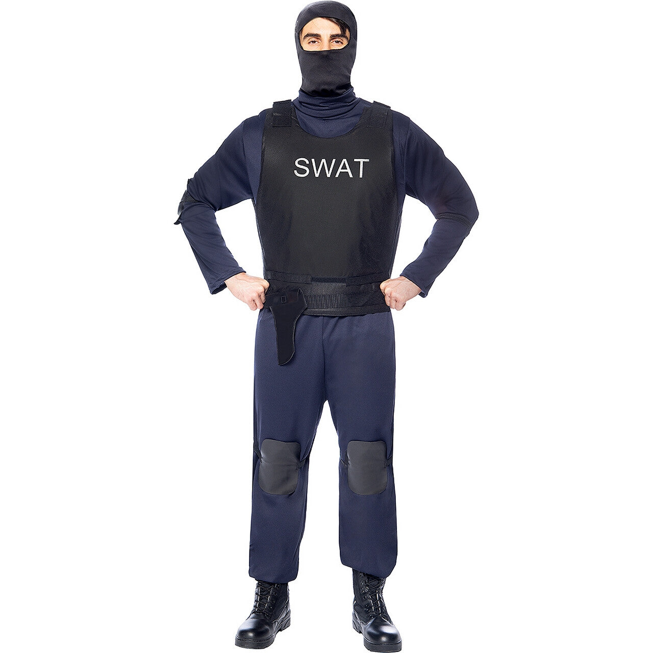 Op deze afbeelding zie je een Kostuums, van het merk Funidelia. Out There To Protect Swat Police Kostuum