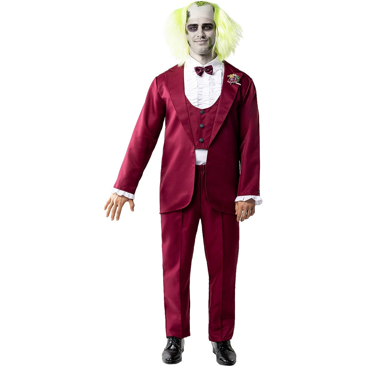 Op deze afbeelding zie je een Kostuums, van het merk Funidelia. Beetlejuice Costume For Men - Beetlejuice Man Kostuum