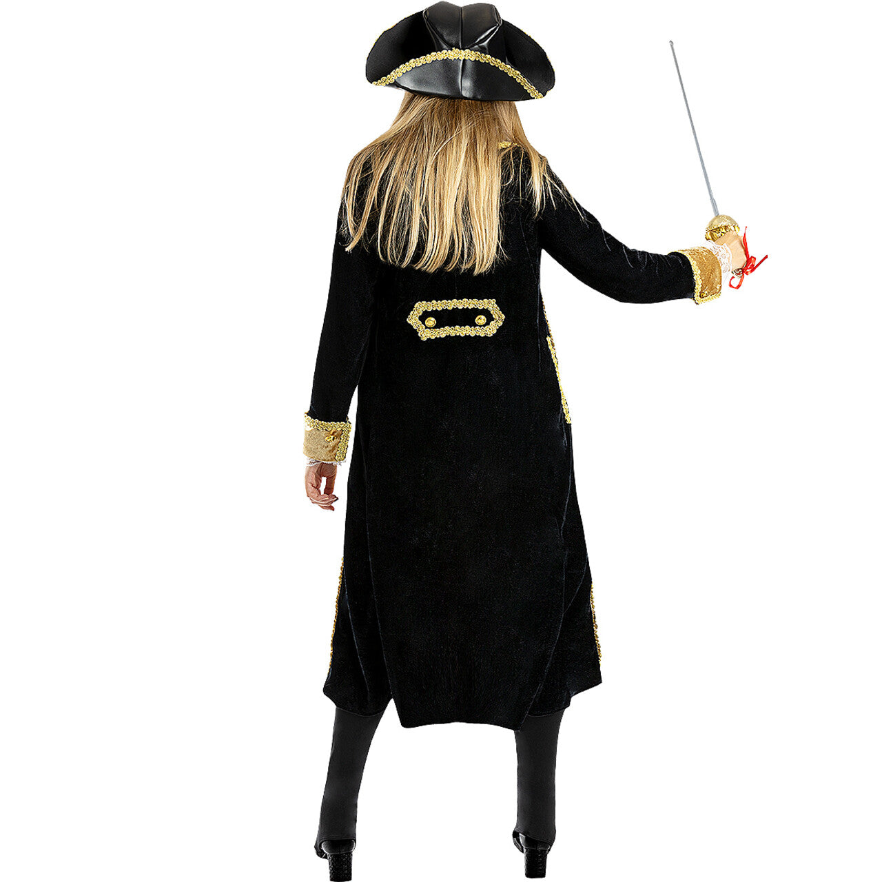 Op deze afbeelding zie je een Kostuums, van het merk Funidelia. Deluxe Piraat Sasha Fightlove Vrouw Kostuum