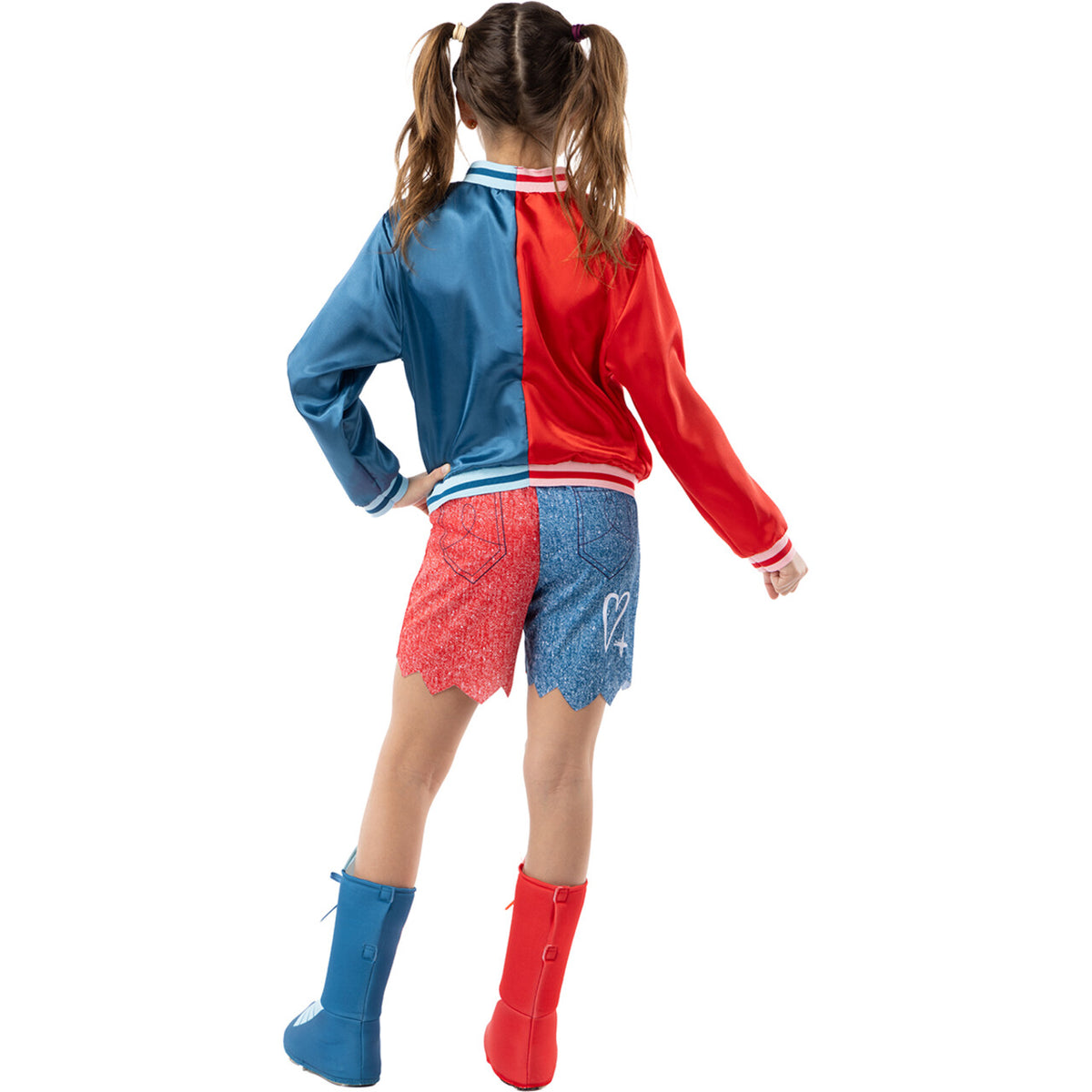 Op deze afbeelding zie je een Kostuums, van het merk Funidelia. Harley Quinn™ Chaos Meisje Kostuum