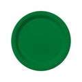8 Pappteller Grün 23 Cm - Unifarben