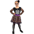 Catrina Skelett Kostüm Día De Los Muertos für Mädchen