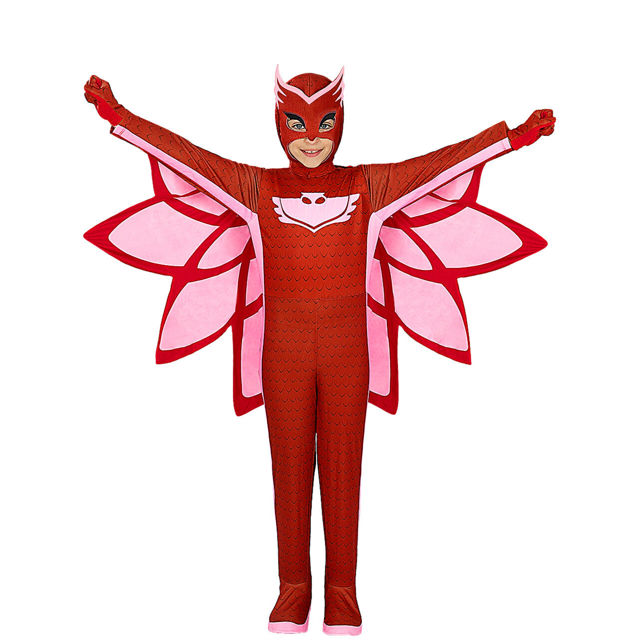 Op deze afbeelding zie je een Kostuums, van het merk Funidelia. Deluxe Owlette Pj Masks Meisje Kostuum