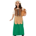 Mittelalter Wirtin Kostüm für Mädchen