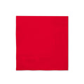 16 Servietten Rot - Unifarben 33x33 Cm