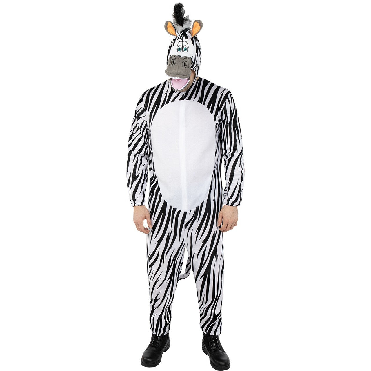 Op deze afbeelding zie je een Kostuums, van het merk Funidelia. Marty De Zebra Kostuum