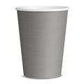 8 Pappbecher Silber - Unifarben