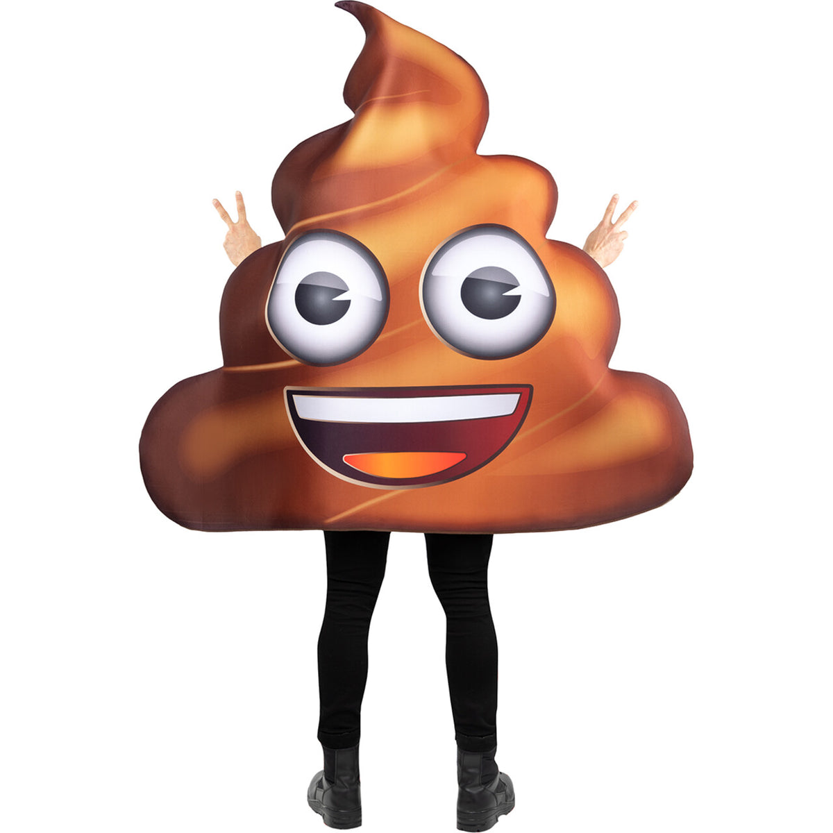 Op deze afbeelding zie je een Kostuums, van het merk Funidelia. Poep Grappige Emoji Unisex Kostuum