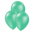 10 Luftballons Minzgrün - Unifarben