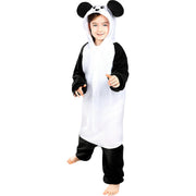 Op deze afbeelding zie je een Kostuums, van het merk Funidelia. Panda Die Niet Kan Vechten Onesie Kind Kostuum