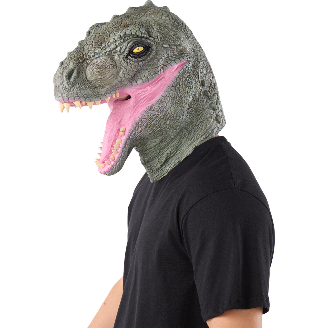 Op deze afbeelding zie je een Accessoires, van het merk Funidelia. Dangerous Dino Masker