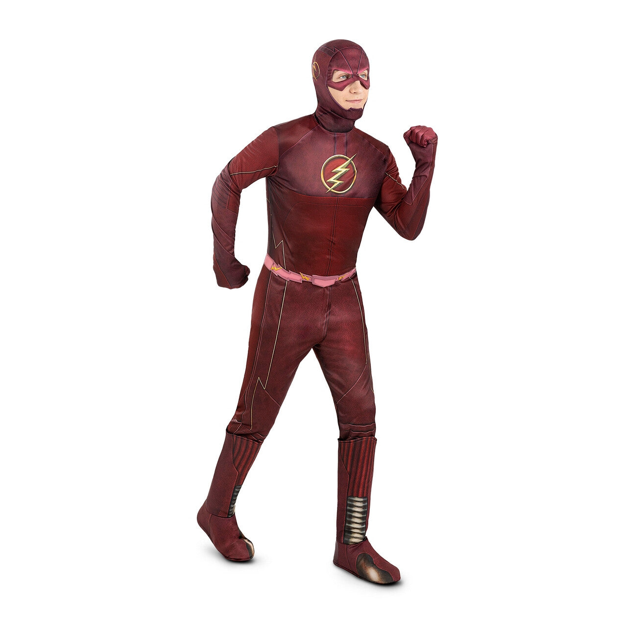 Op deze afbeelding zie je een Kostuums, van het merk Funidelia. Deluxe The Flash Sneller Dan Het Licht Man Kostuum