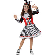 Op deze afbeelding zie je een Kostuums, van het merk Funidelia. Harlequin Ruiten Joker Meisje Kostuum