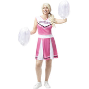 Op deze afbeelding zie je een Kostuums, van het merk Funidelia. Cheerleader Pink Ladies Team Vrouw Kostuum