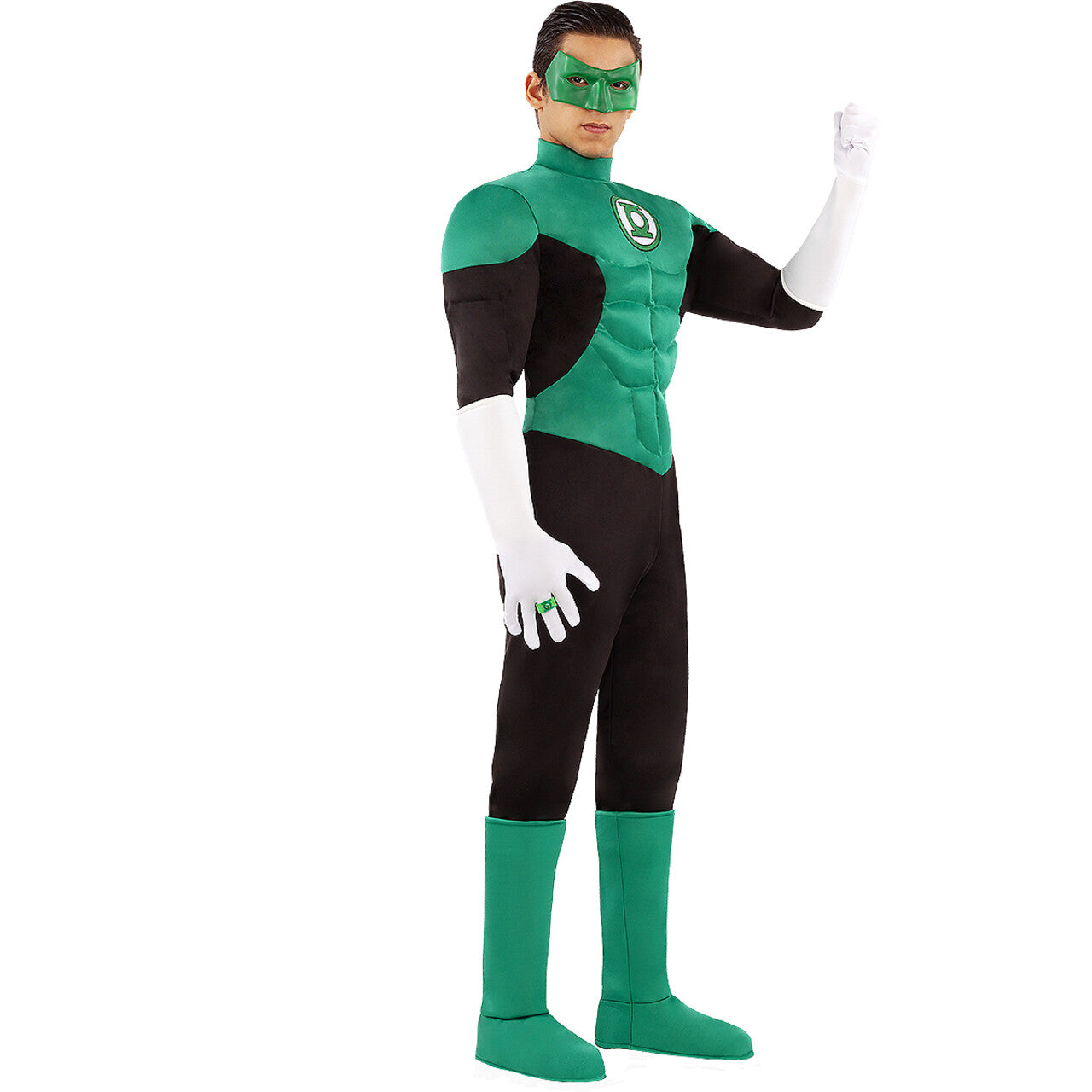 Op deze afbeelding zie je een Kostuums, van het merk Funidelia. Green Lantern Dc Comics Man Kostuum