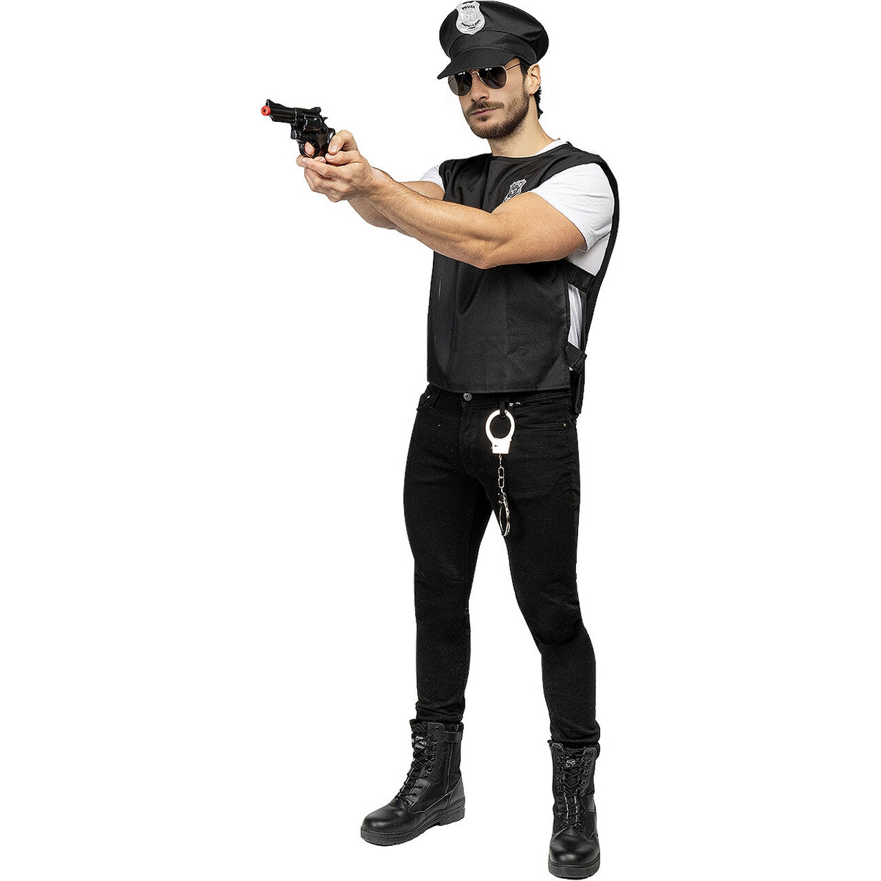 Op deze afbeelding zie je een Accessoires, van het merk Funidelia. Politie Pet Protect And Serve