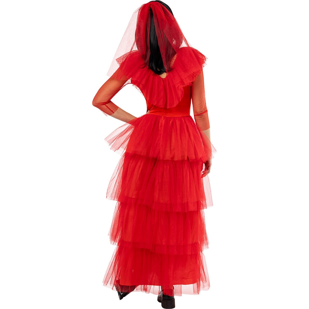 Op deze afbeelding zie je een Kostuums, van het merk Funidelia. Lydia Costume For Women - Beetlejuice Vrouw Kostuum