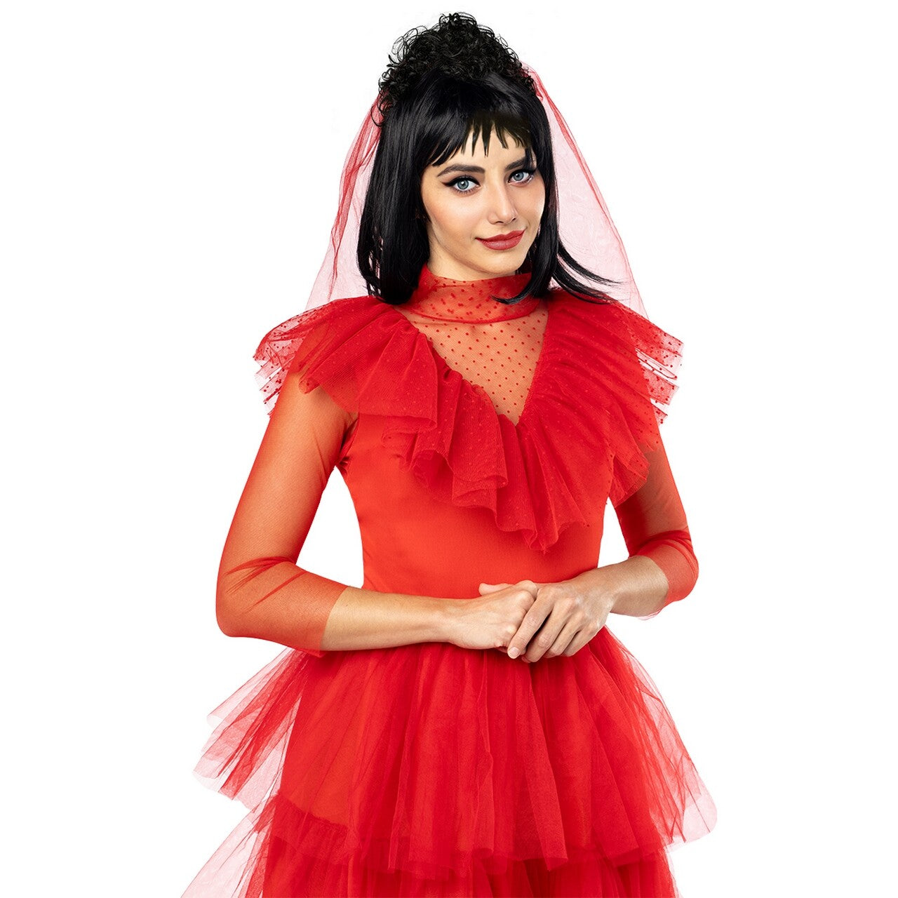 Op deze afbeelding zie je een Kostuums, van het merk Funidelia. Lydia Costume For Women - Beetlejuice Vrouw Kostuum