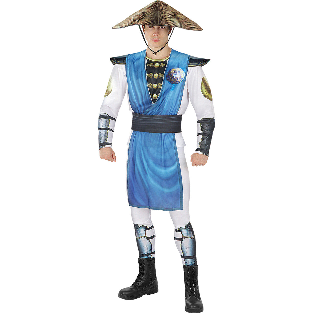 Op deze afbeelding zie je een Kostuums, van het merk Funidelia. Raiden Mortal Kombat Man Kostuum