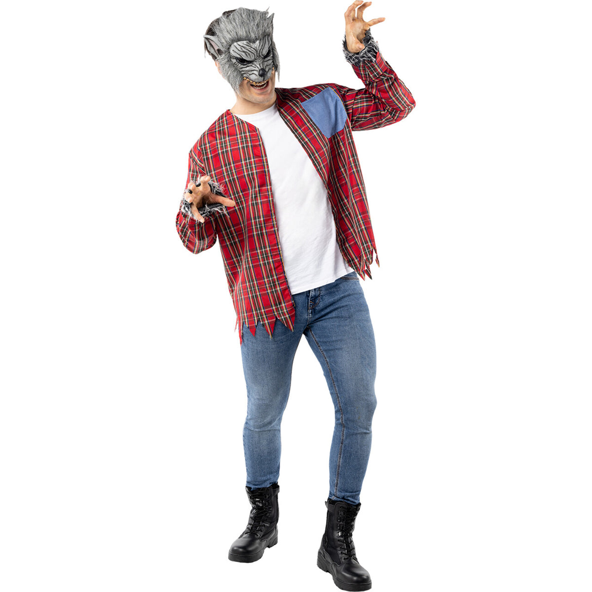 Op deze afbeelding zie je een Accessoires, van het merk Funidelia. Boze Weerwolf Masker