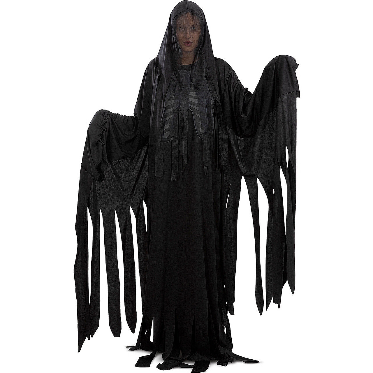 Op deze afbeelding zie je een Kostuums, van het merk Funidelia. Kwellende Dementor Harry Potter Kostuum