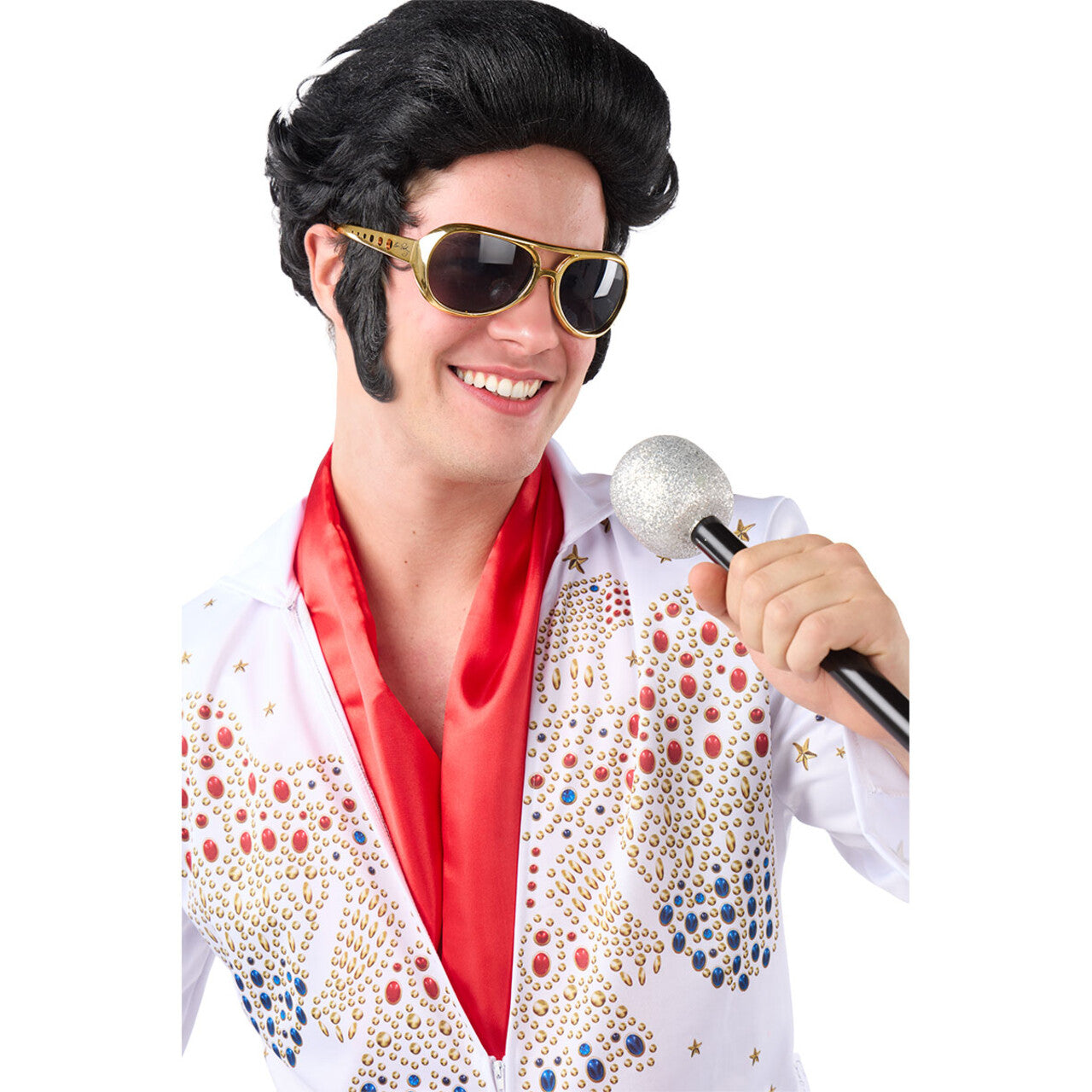 Op deze afbeelding zie je een Accessoires, van het merk Funidelia. De King Of Cool Elvis Bril