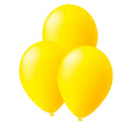 10 Luftballons Gelb - Unifarben