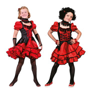 Op deze afbeelding zie je een Kostuums, van het merk Funny Fashion. Can Can Meisje Canelia Kostuum