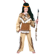 Op deze afbeelding zie je een Kostuums, van het merk Funny Fashion. Sioux Sunrise Jongen Kostuum