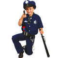 Amerikanischer Blauer Polizist Kostüm für Jungen