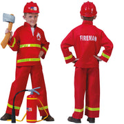 Op deze afbeelding zie je een Kostuums, van het merk Funny Fashion. Brandweerheld Sam Jongen Kostuum